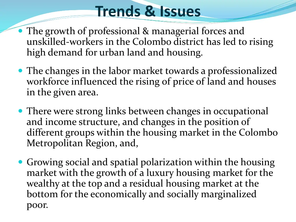 trends issues