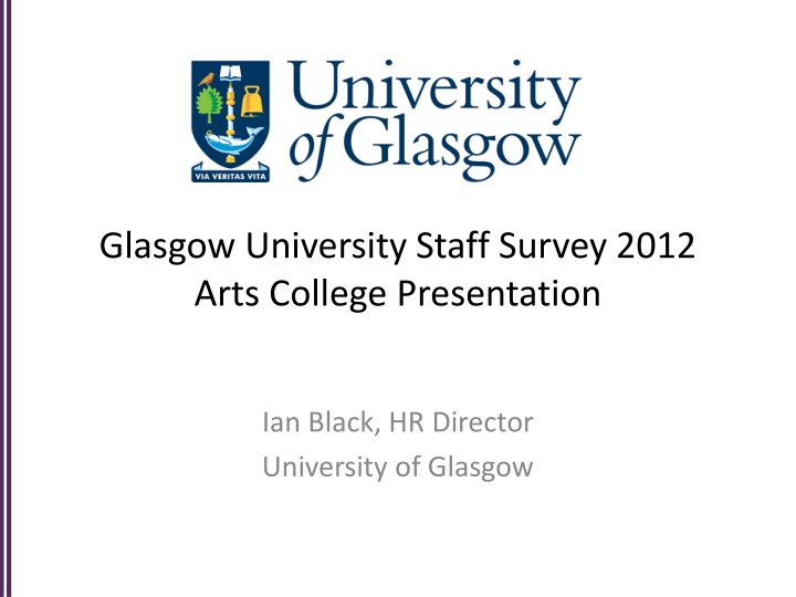 glasgow university staff survey 2012 arts college