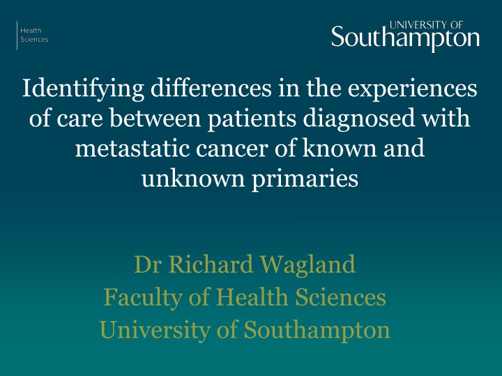 identifying differences in the experiences