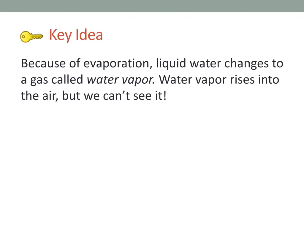key idea