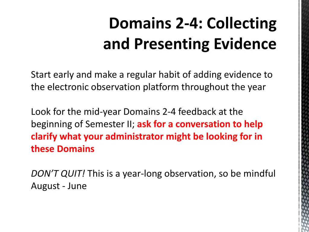 domains 2 4 collecting and presenting evidence