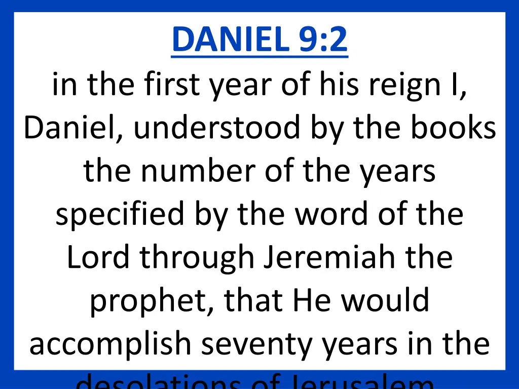 daniel 9 2
