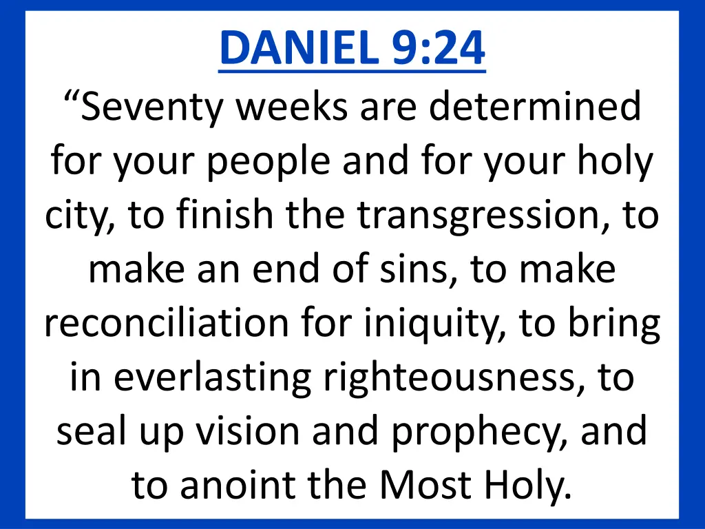 daniel 9 24