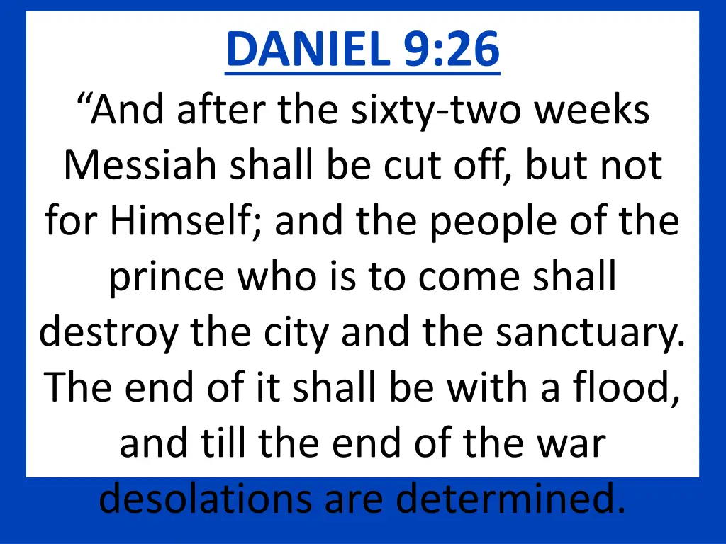 daniel 9 26