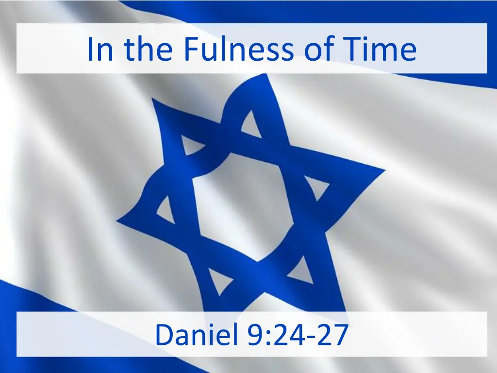 in the fulness of time 1