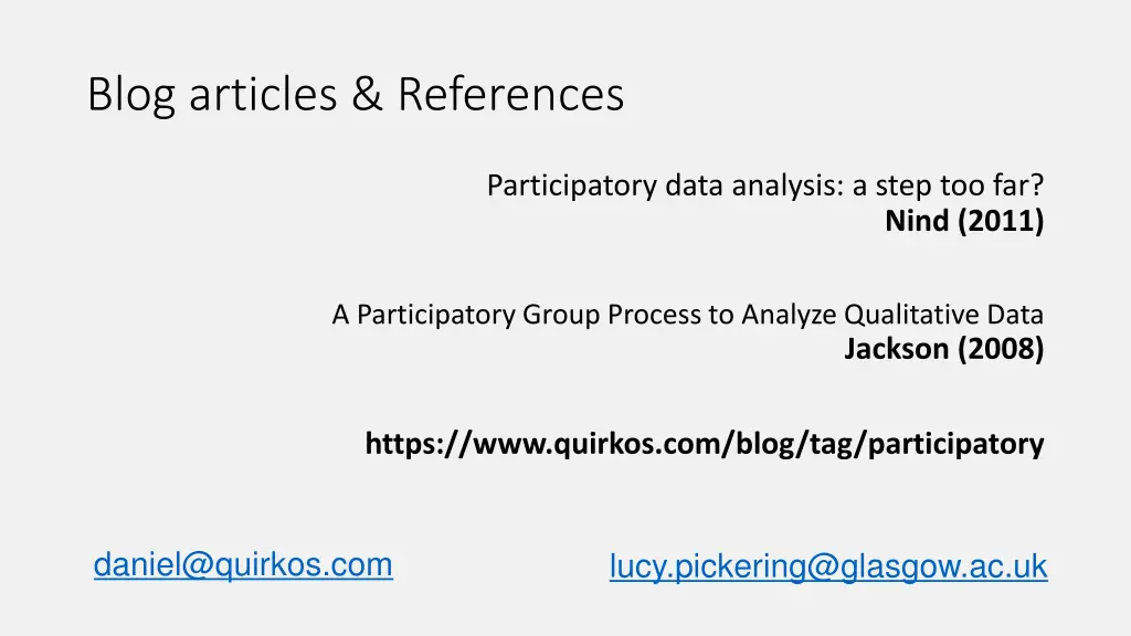 blog articles references