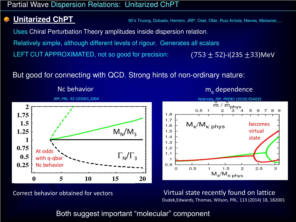 partial wave dispersion relations unitarized chpt