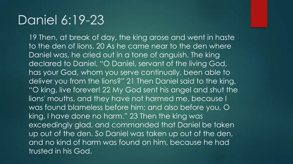 daniel 6 19 23