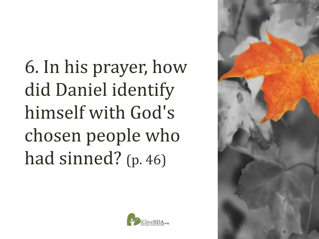 6 in his prayer how did daniel identify himself