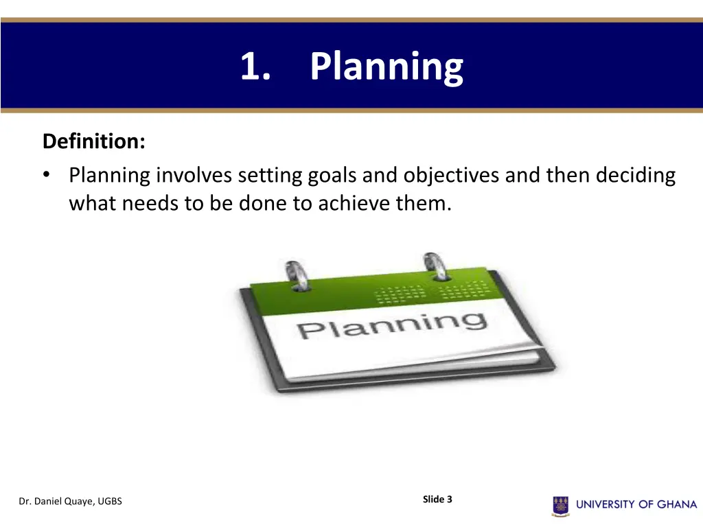 1 planning