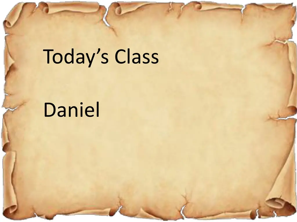 today s class