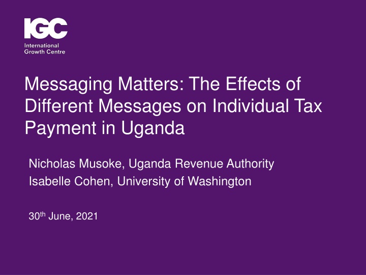 messaging matters the effects of different