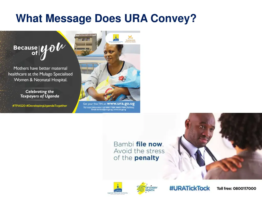 what message does ura convey