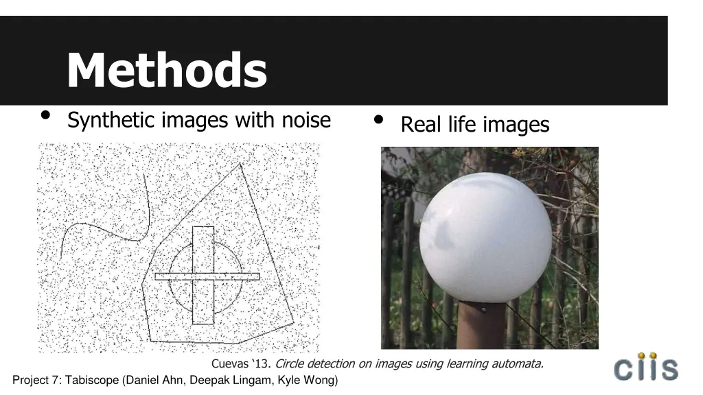 methods synthetic images with noise