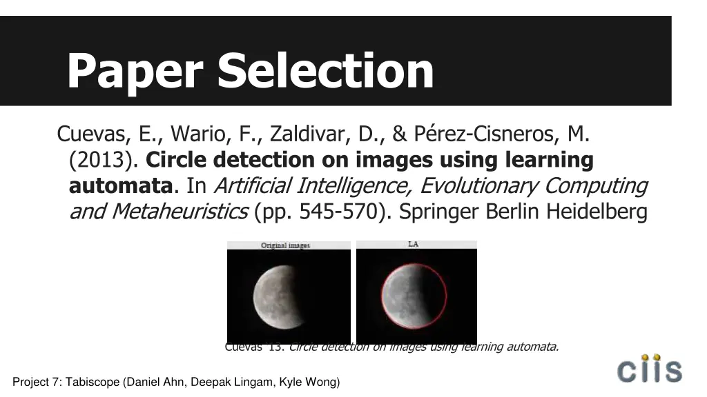 paper selection