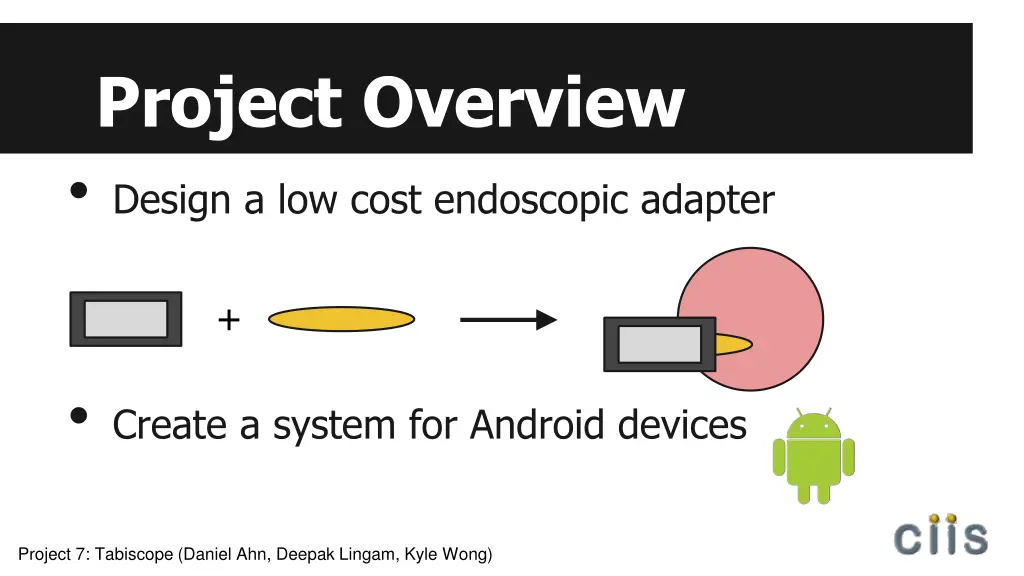 project overview design a low cost endoscopic