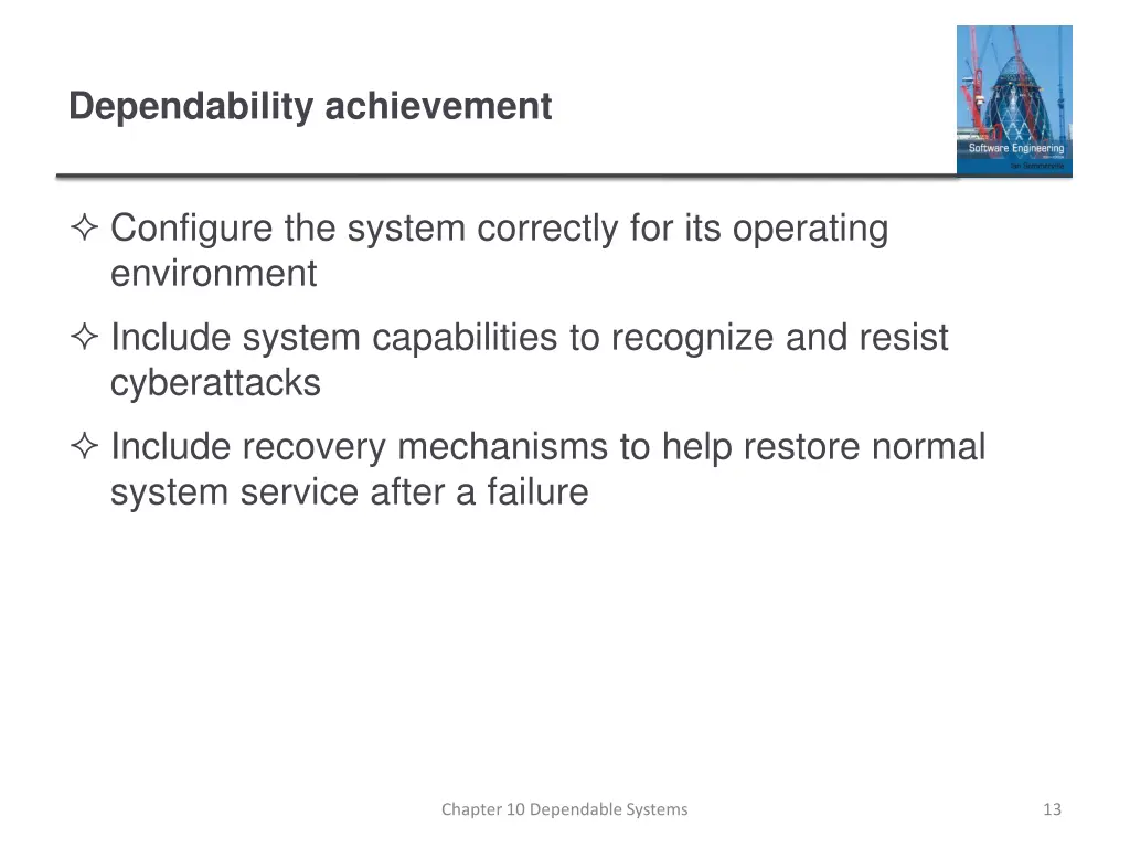 dependability achievement 1