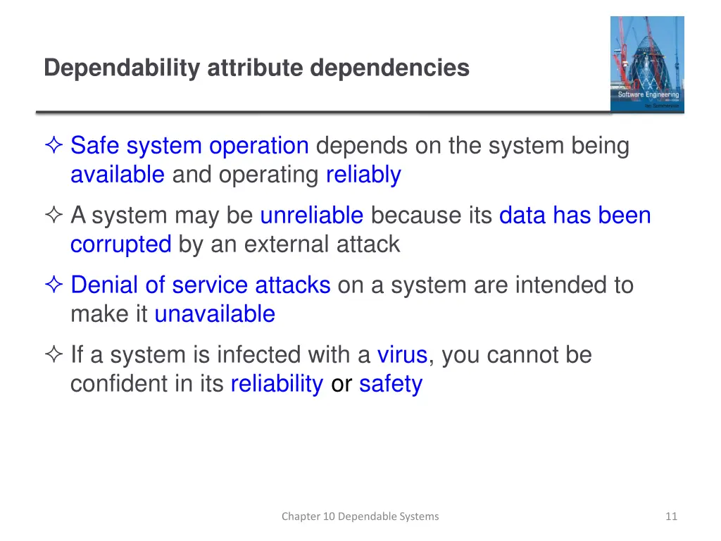 dependability attribute dependencies