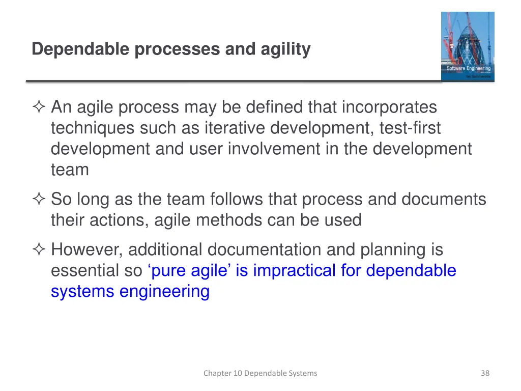 dependable processes and agility 1