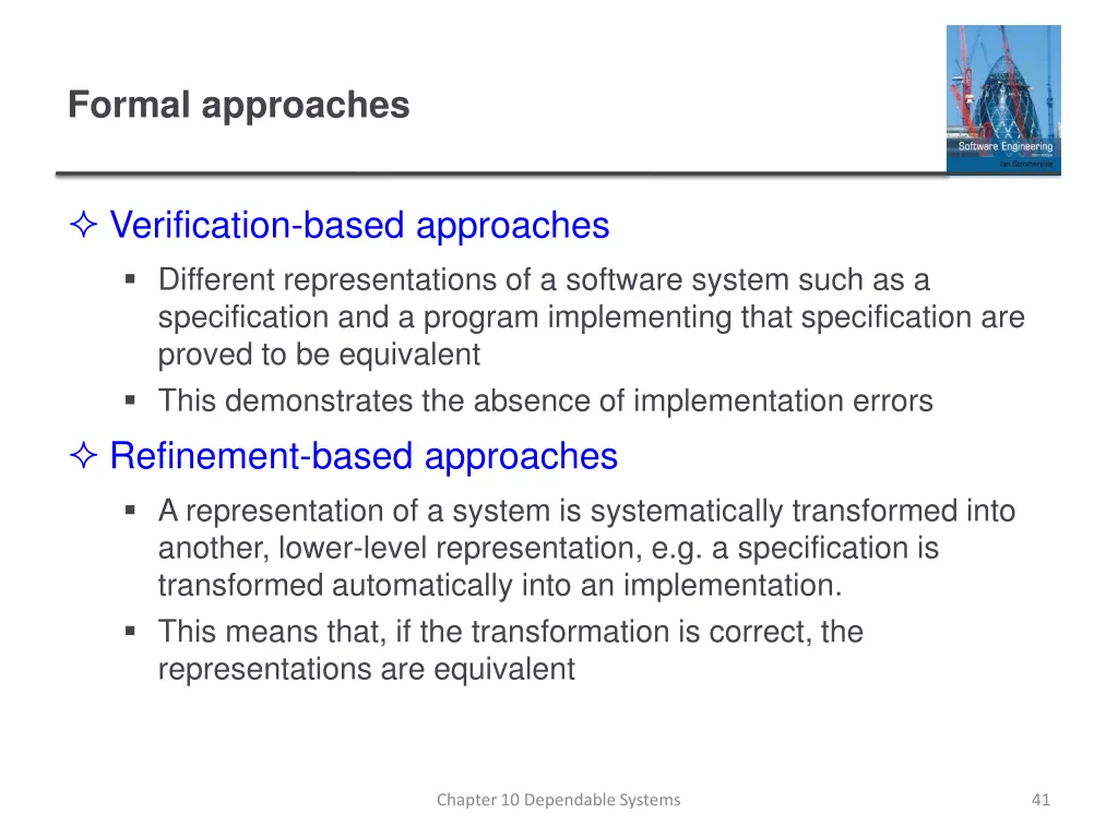 formal approaches