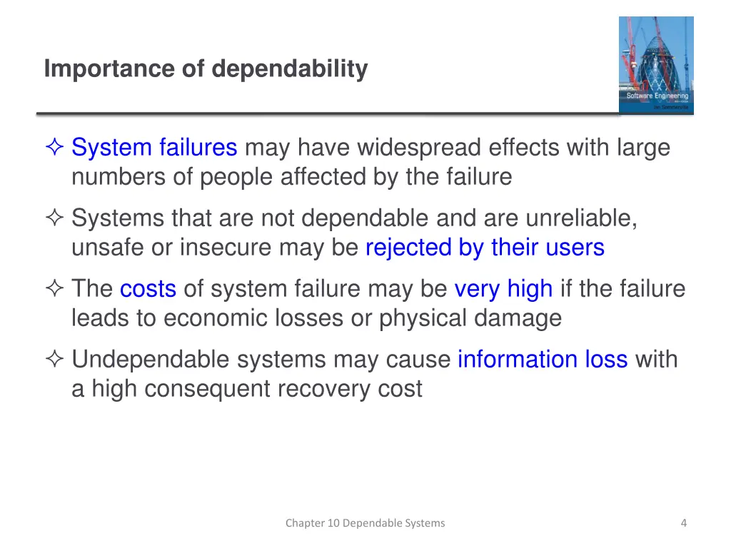 importance of dependability