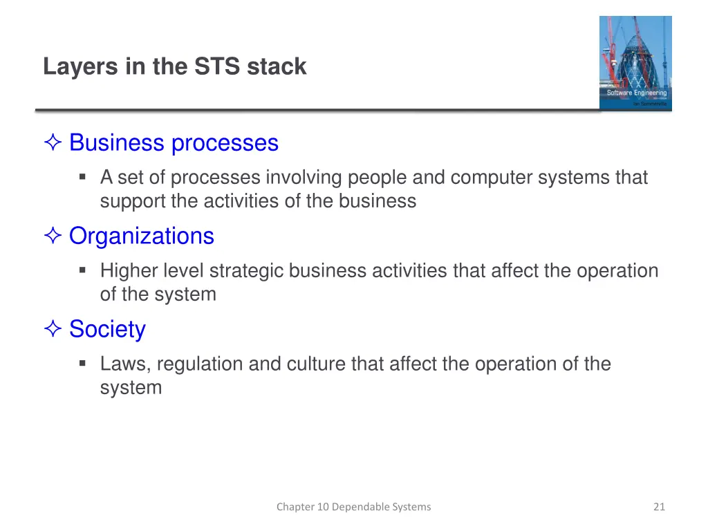 layers in the sts stack 1