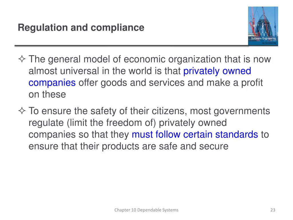 regulation and compliance