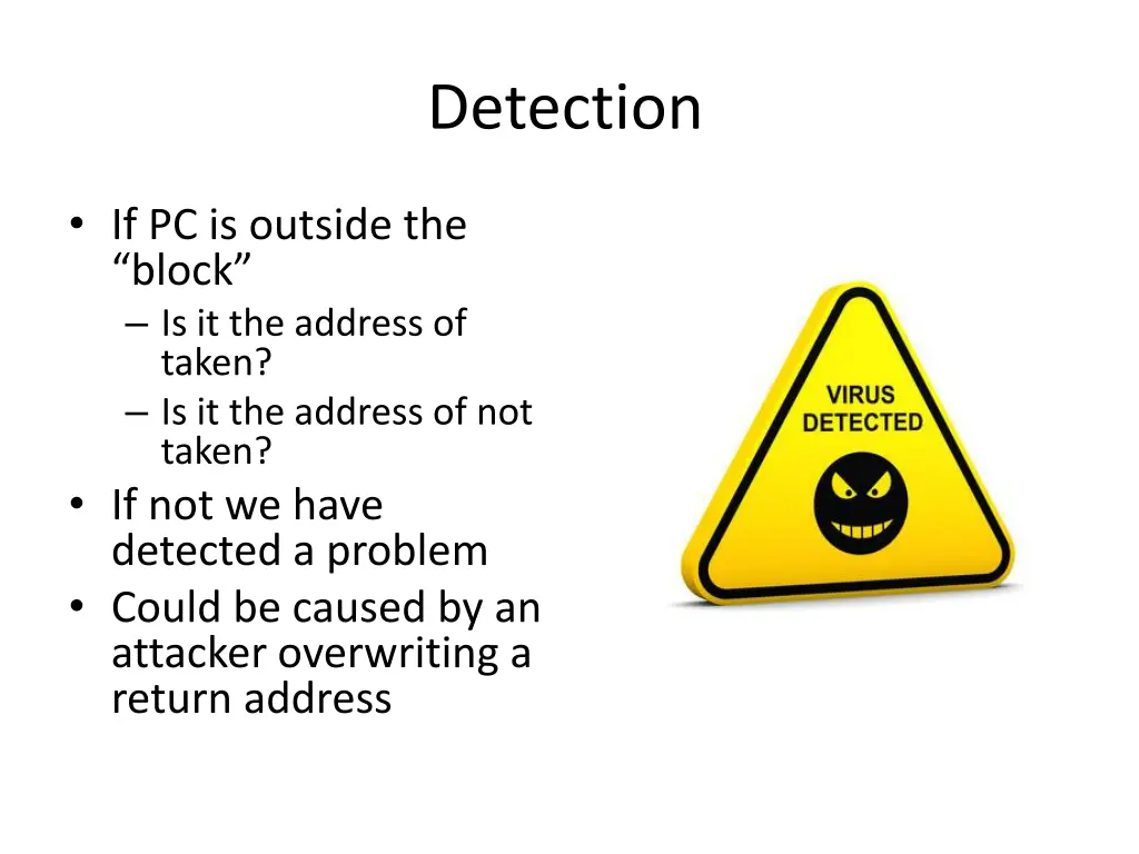 detection