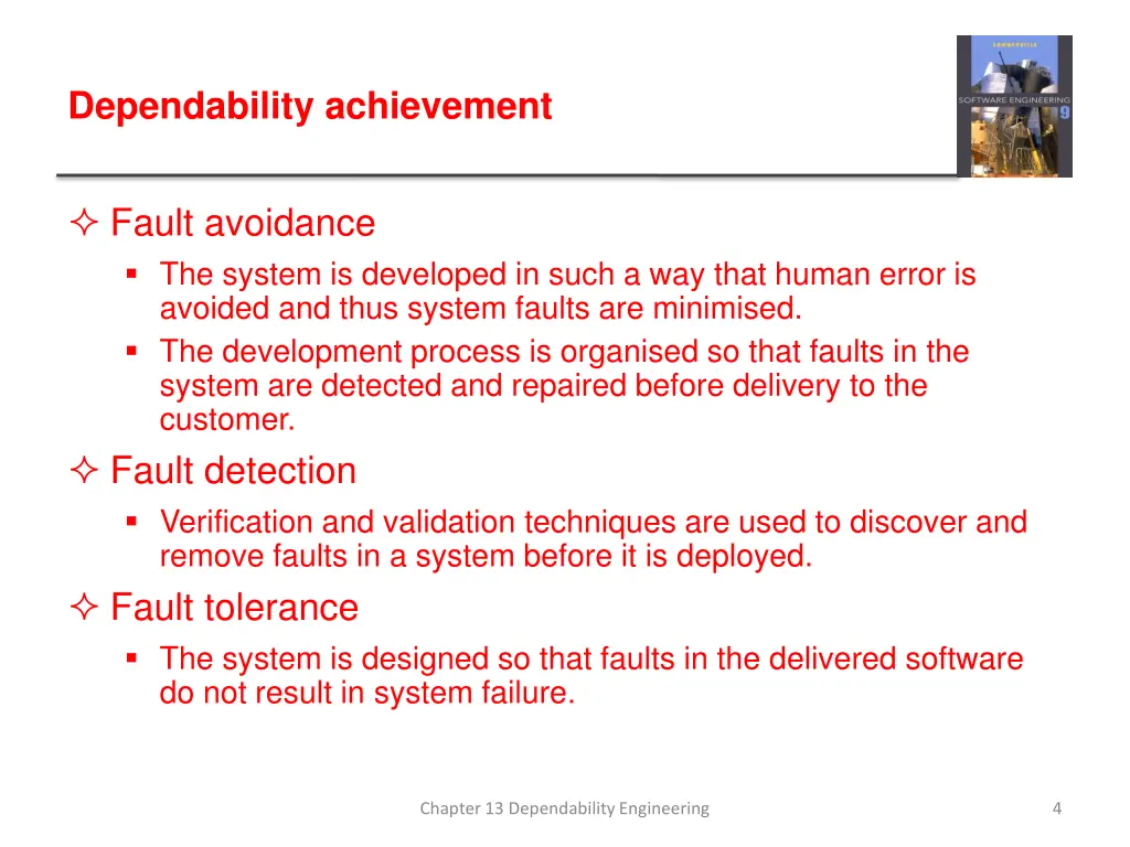 dependability achievement