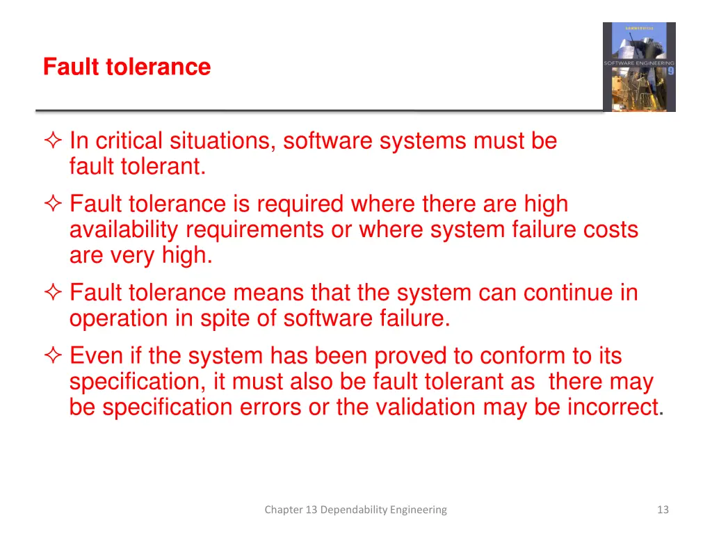 fault tolerance