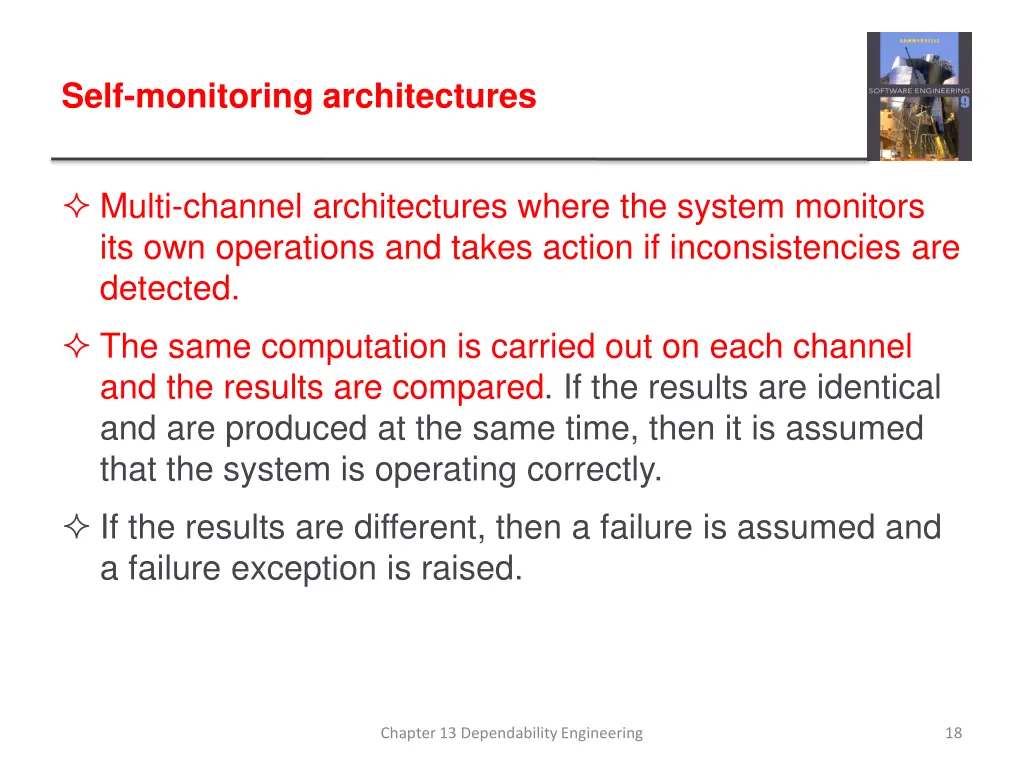 self monitoring architectures