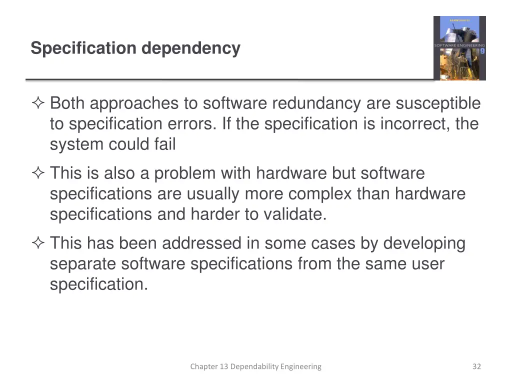 specification dependency
