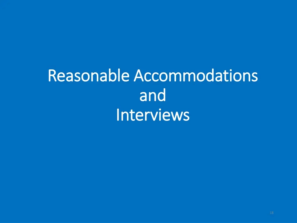 reasonable accommodations reasonable