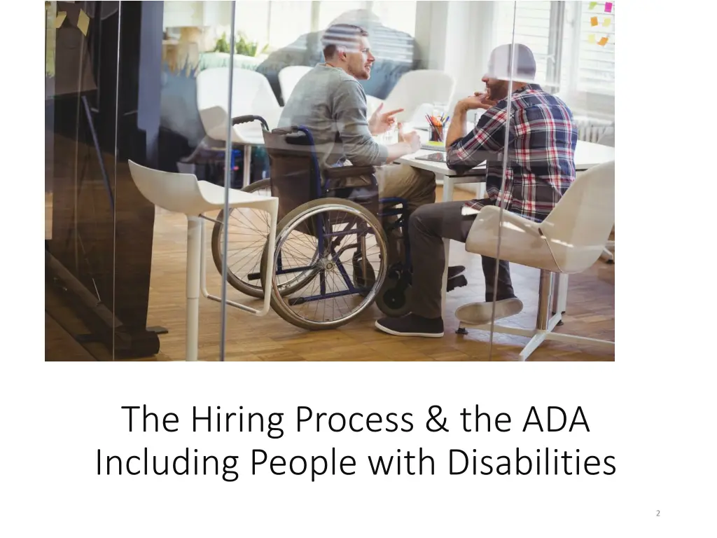 the hiring process the ada including people with