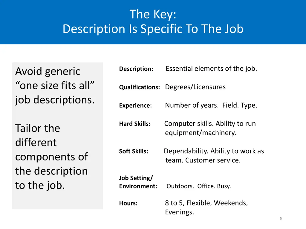 the key
