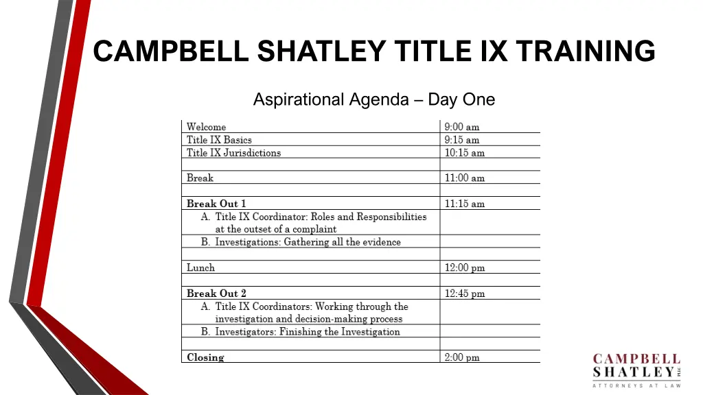 campbell shatley title ix training 1