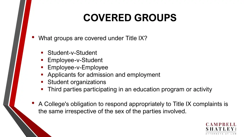 covered groups