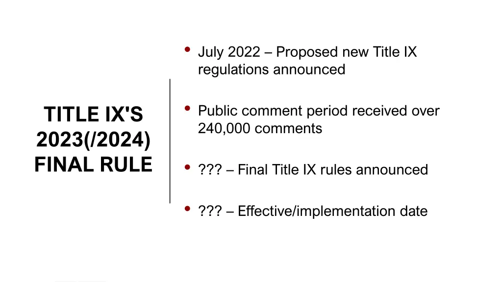 july 2022 proposed new title ix regulations