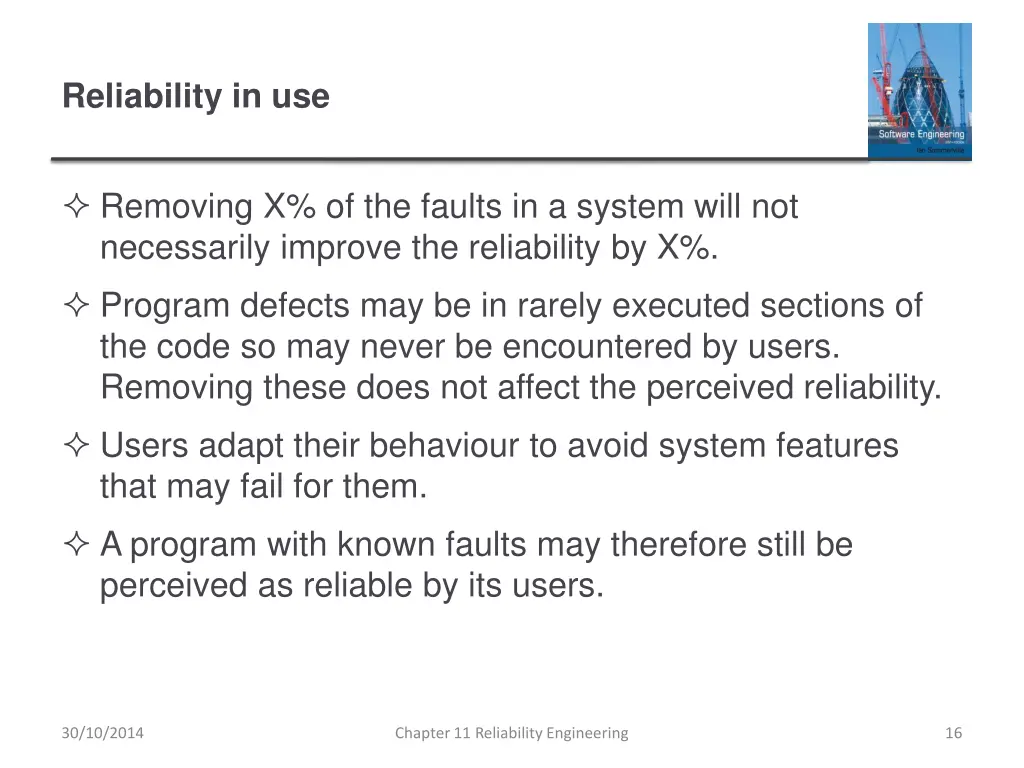 reliability in use