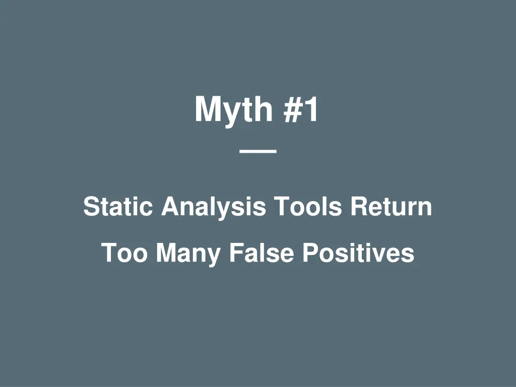 myth 1