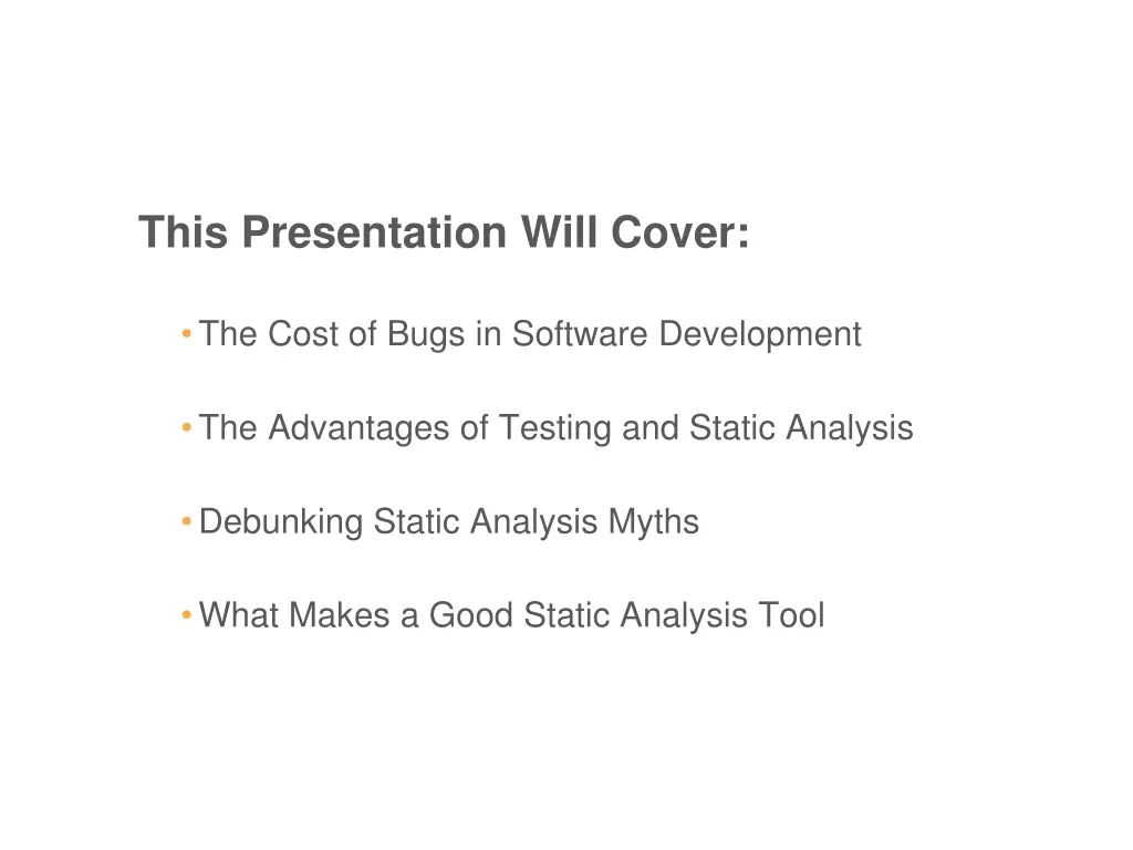 this presentation will cover