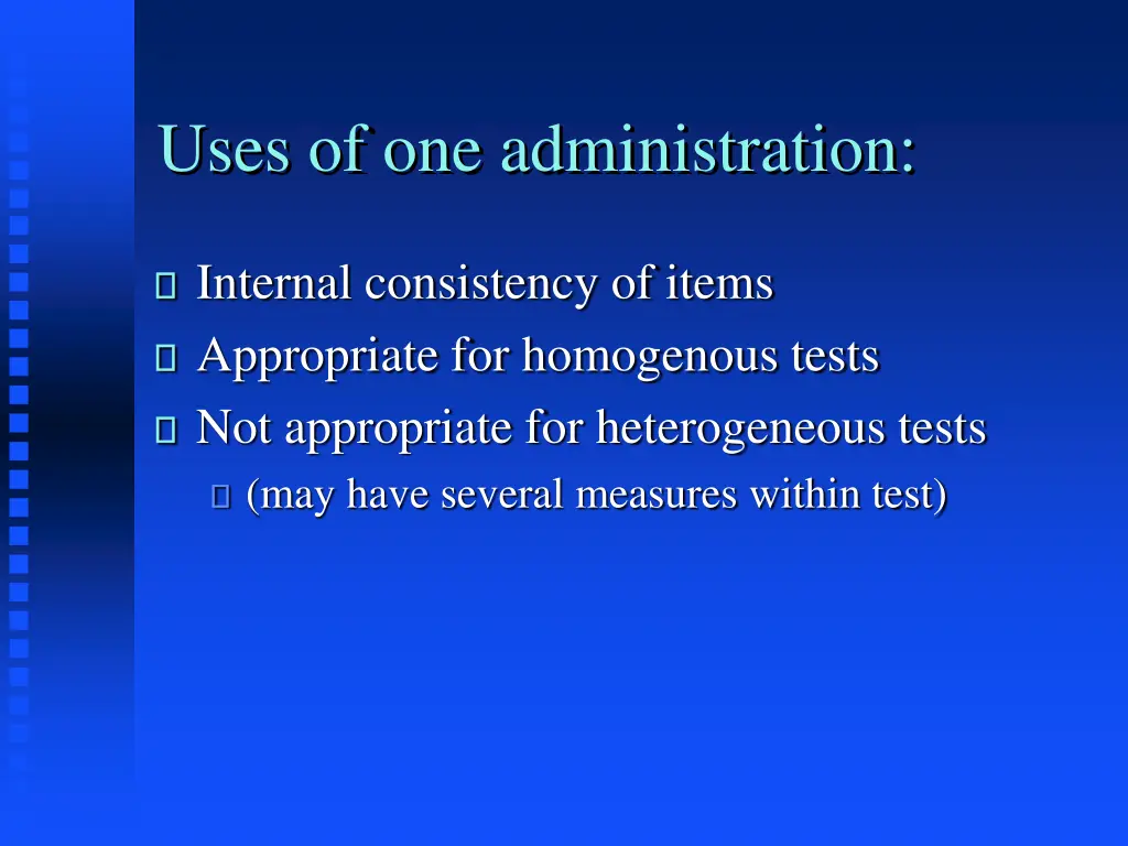 uses of one administration