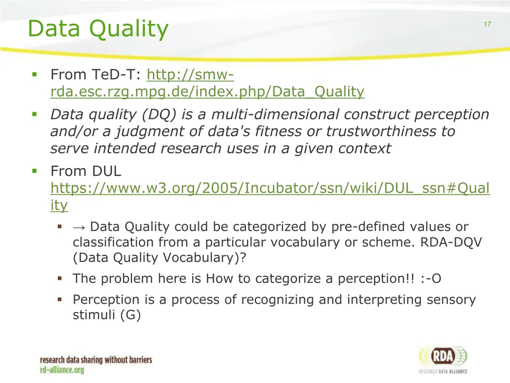 data quality
