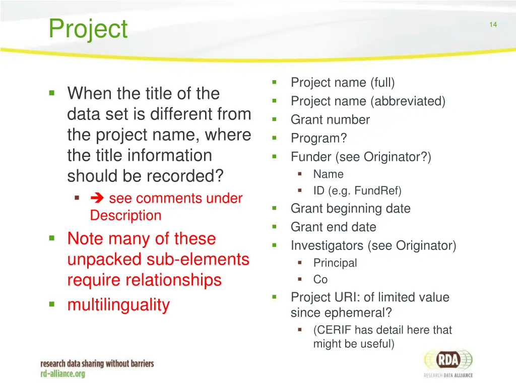 project