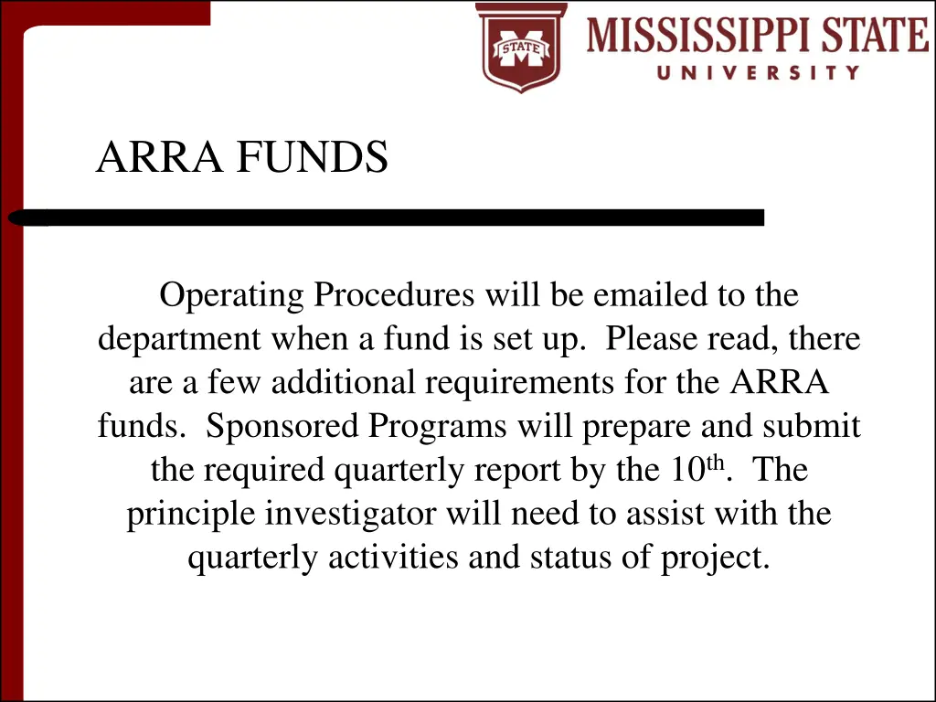 arra funds 1