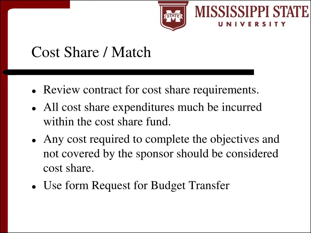 cost share match