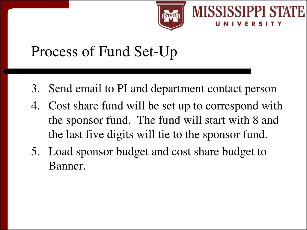 process of fund set up 1