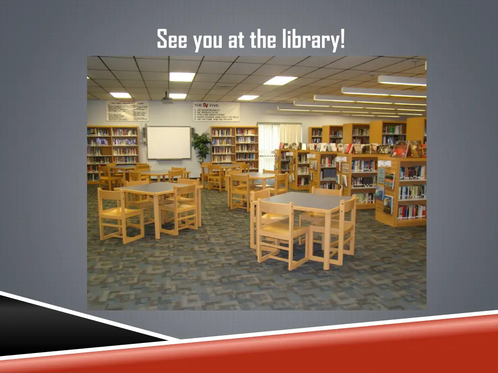 see you at the library