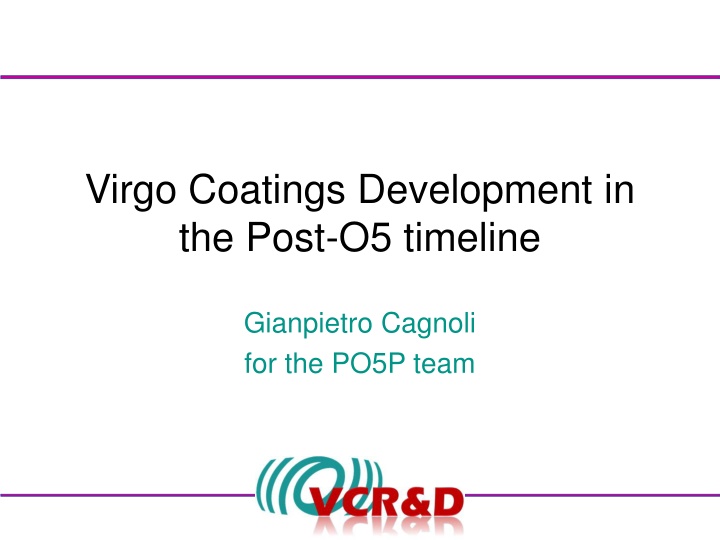 virgo coatings development in the post o5 timeline