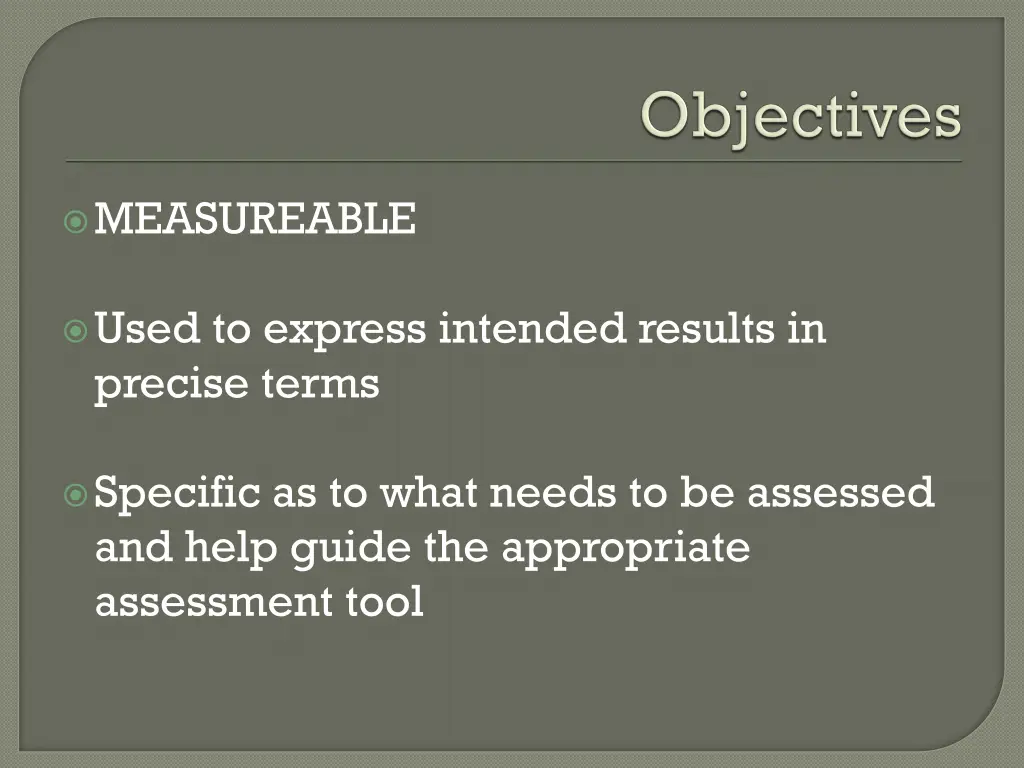measureable